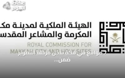 7 مواقع في مكة تدخل مرحلة التطوير ضمن برنامج الأحياء المطورة