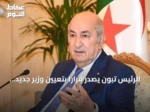 الرئيس تبون يصدر قراراً بتعيين وزير جديد للصناعة ووزيرة منتدبة للجماعات المحلية