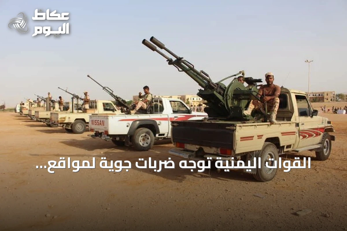 القوات اليمنية توجه ضربات جوية لمواقع الحوثيين في محافظة الضالع