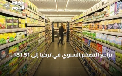 تراجع التضخم السنوي في تركيا إلى 31.51% خلال أغسطس