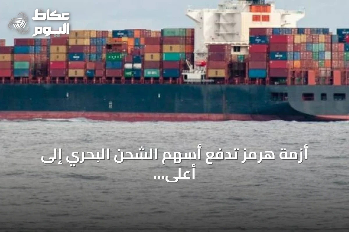 أزمة هرمز تدفع أسهم الشحن البحري إلى أعلى مستوياتها منذ عقد