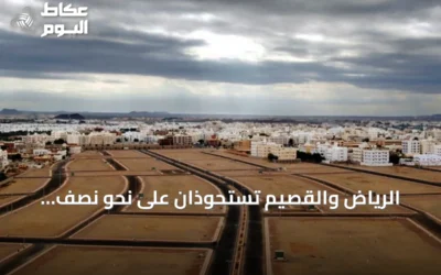الرياض والقصيم تستحوذان على نحو نصف الأراضي السكنية المطروحة عبر «سكني» خلال ثمانية أشهر من 2026