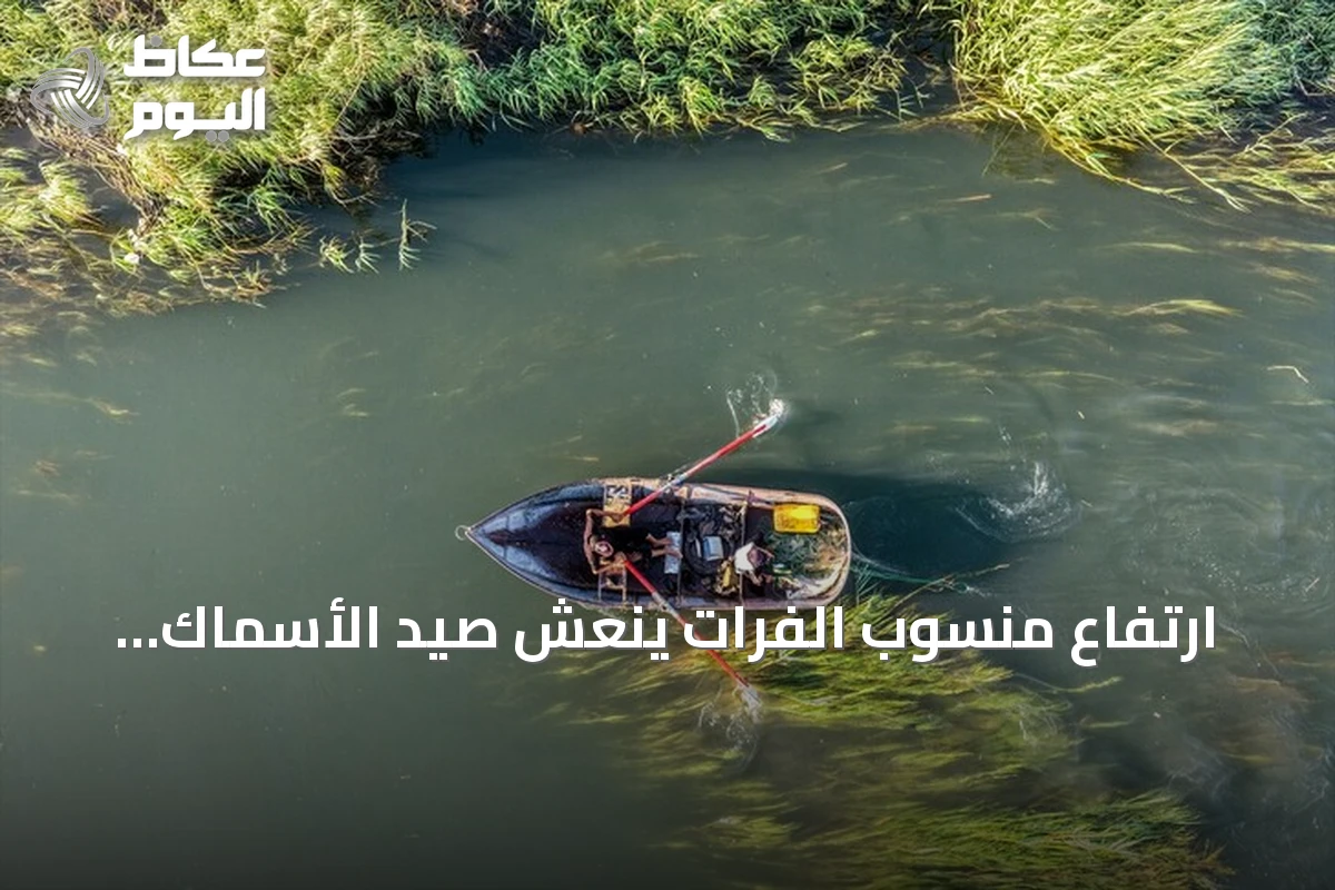 ارتفاع منسوب الفرات ينعش صيد الأسماك ويحفز السوق في الرقة