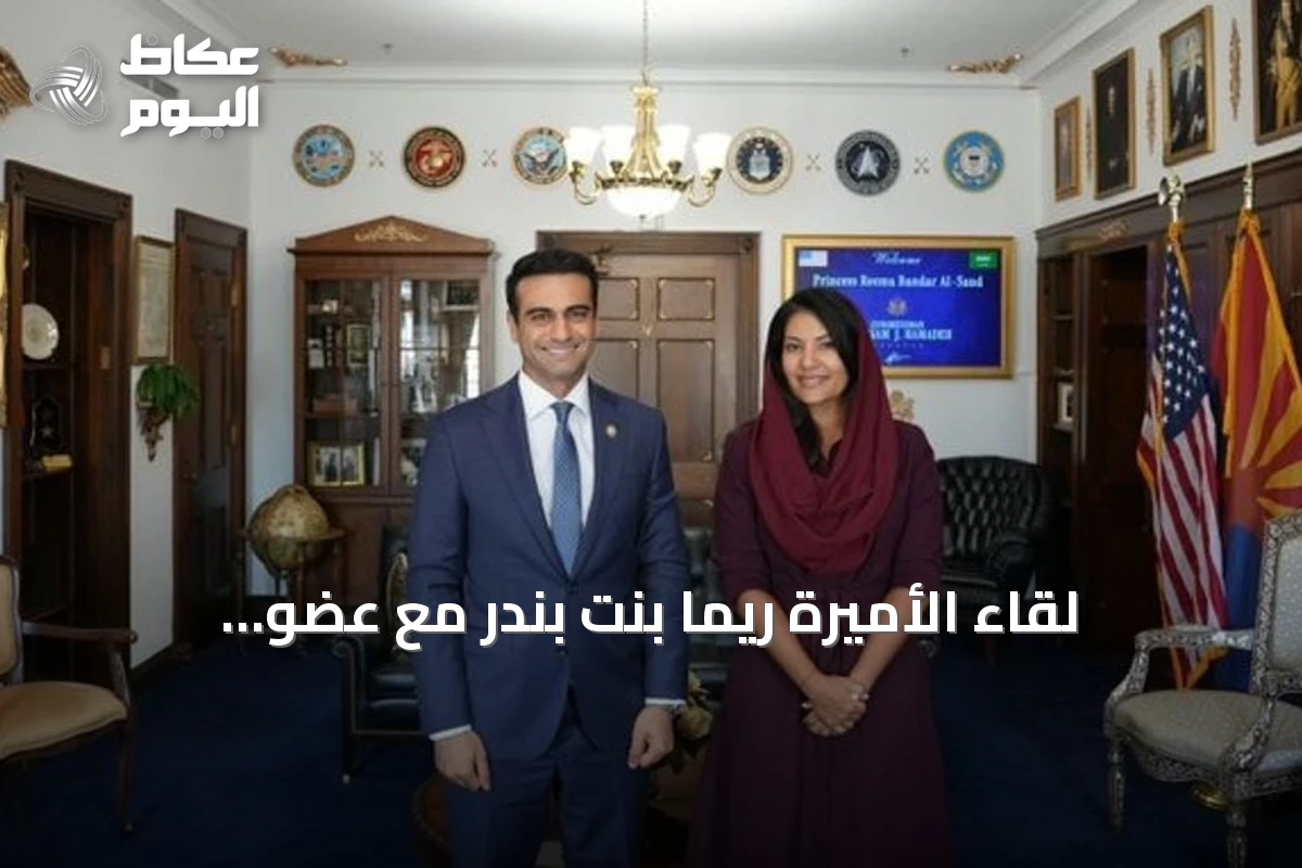 لقاء الأميرة ريما بنت بندر مع عضو الكونغرس أبراهام حمادة يعزز التعاون السعودي الأمريكي