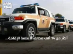 أكثر من 14 ألف مخالف لأنظمة الإقامة والعمل وأمن الحدود يُضبطون خلال أسبوع