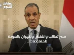 مصر تطالب واشنطن وطهران بالعودة للمفاوضات وتعتبر أمن الخليج جزءًا من أمنها القومي
