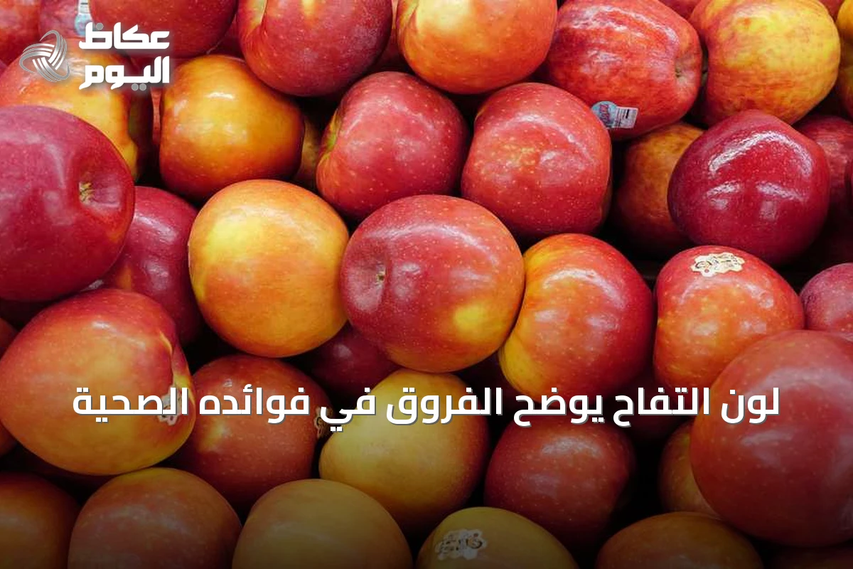 لون التفاح يوضح الفروق في فوائده الصحية