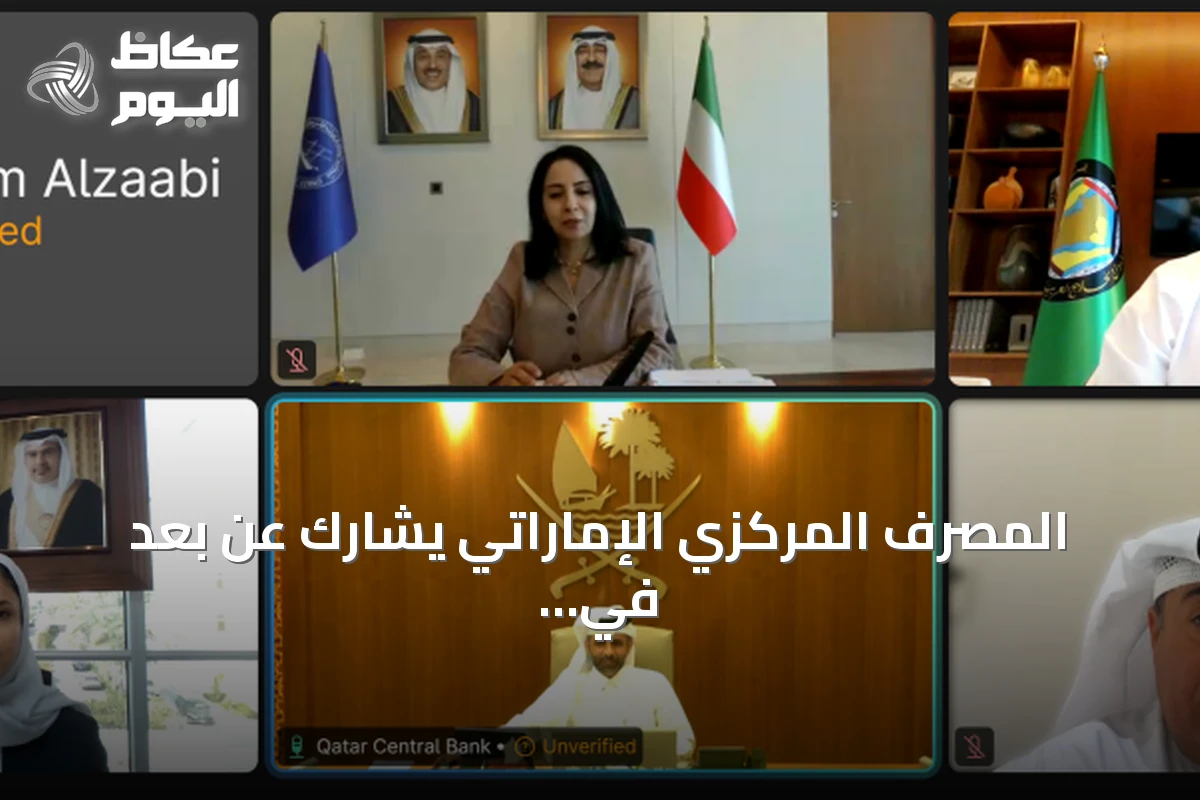 المصرف المركزي الإماراتي يشارك عن بعد في الاجتماع السادس للجنة تحضيرية لمحافظي بنوك الخليج
