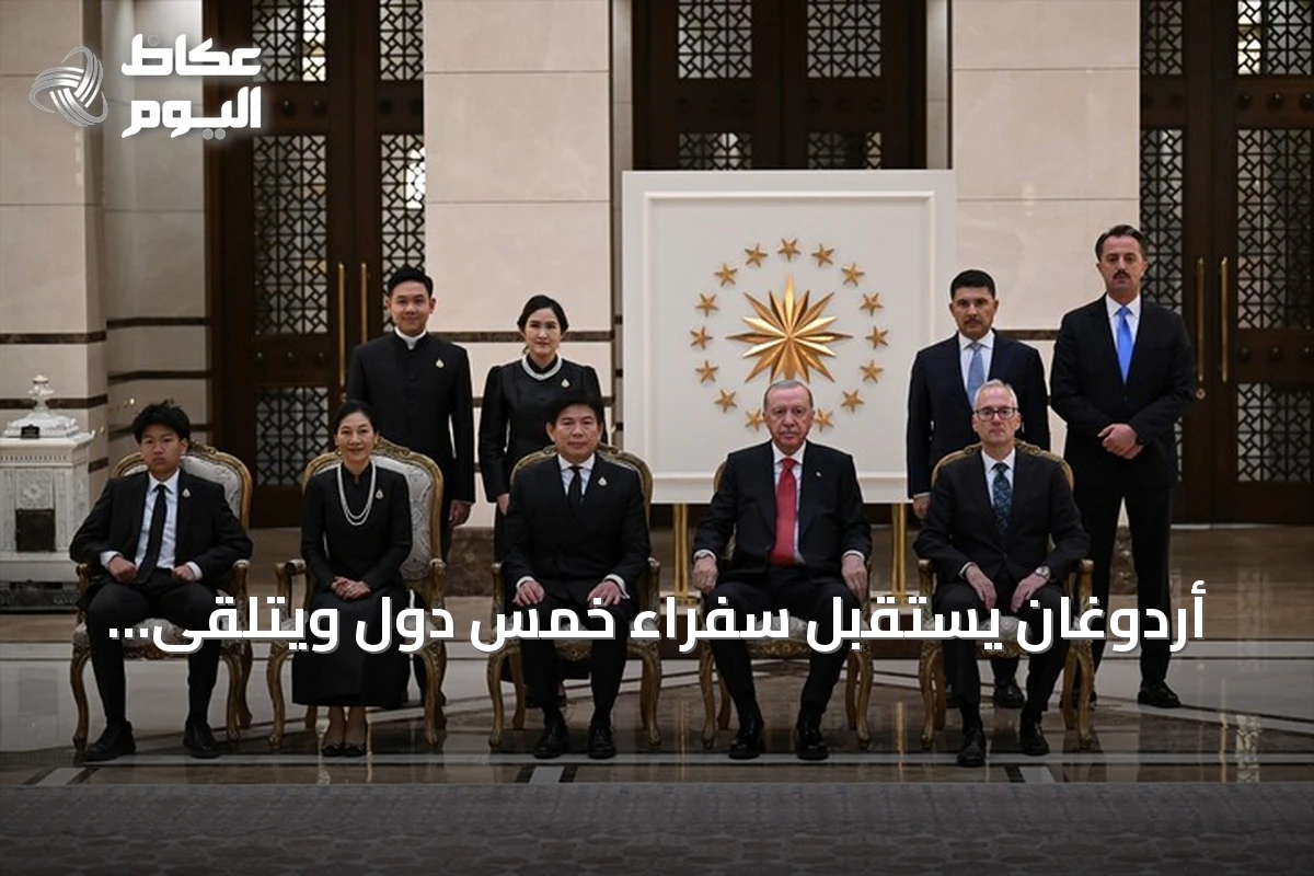 أردوغان يستقبل سفراء خمس دول ويتلقّى أوراق اعتمادهم في أنقرة