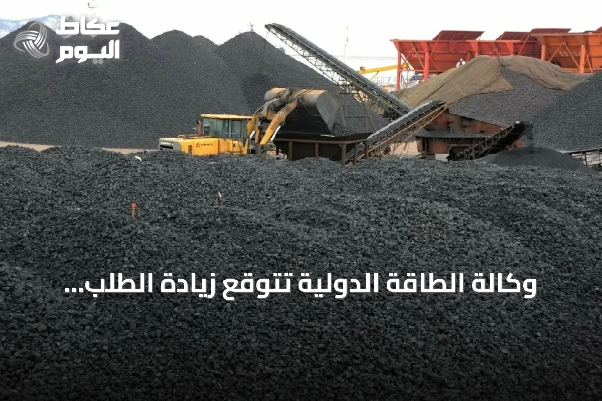 وكالة الطاقة الدولية تتوقع زيادة الطلب العالمي على الفحم بنسبة 1.2% في 2026