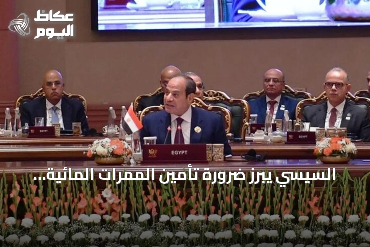 السيسي يبرز ضرورة تأمين الممرات المائية وسط توترات إقليمية