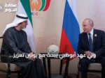 ولي عهد أبوظبي يبحث مع بوتين تعزيز التعاون على هامش قمة بريكس