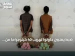 ضبط يمنيين حاولوا تهريب 40 كيلوجراماً من القات في عسير