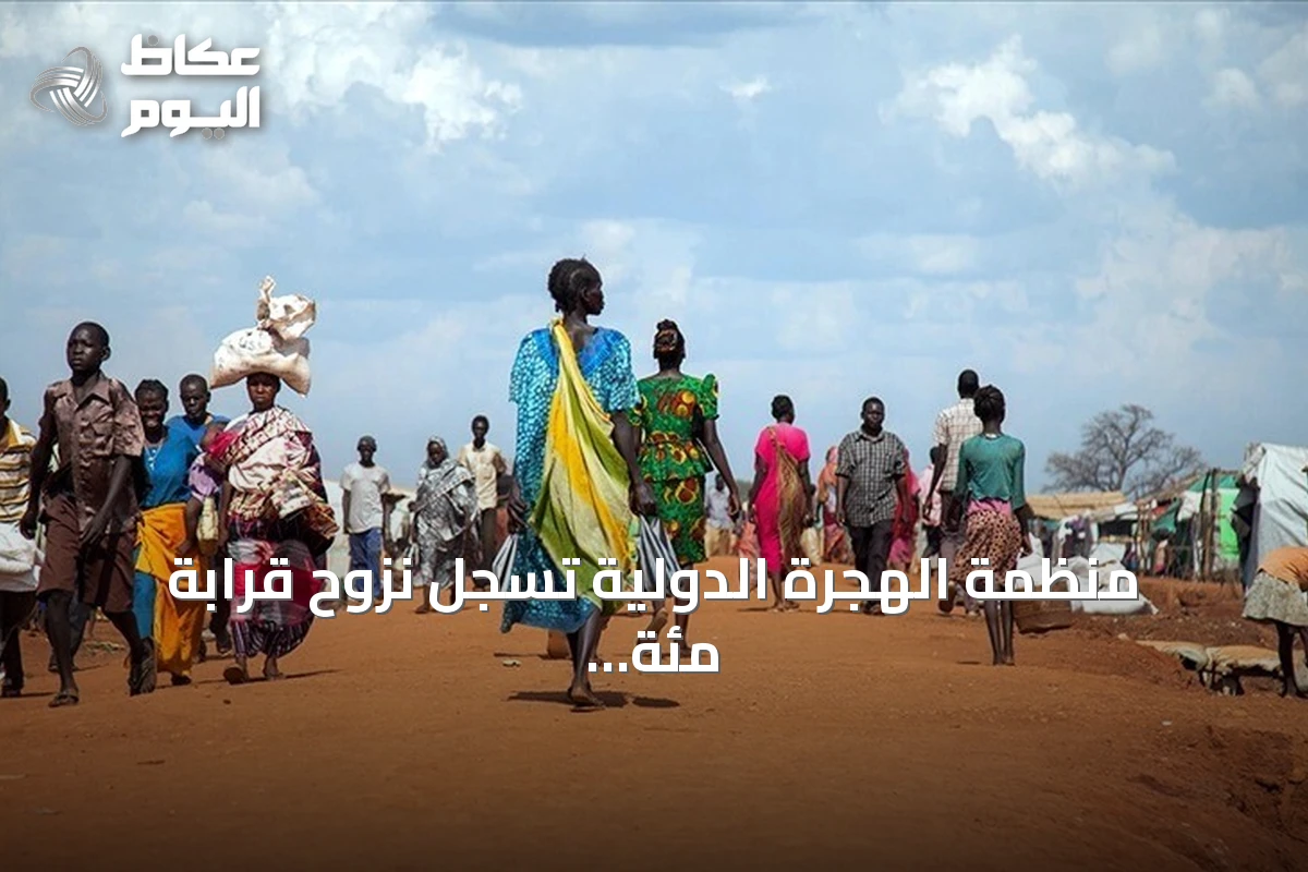 منظمة الهجرة الدولية تسجل نزوح قرابة مئة ألف شخص في ولاية النيل الأزرق السودانية