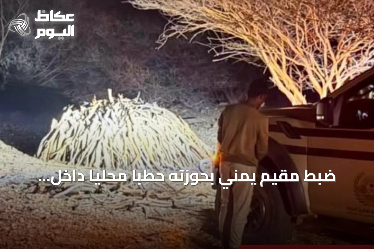 ضبط مقيم يمني بحوزته حطبًا محليًا داخل محمية الإمام فيصل بن تركي