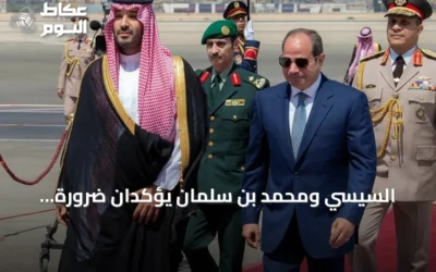 السيسي ومحمد بن سلمان يؤكدان ضرورة التضامن والتنسيق لمواجهة التحديات الإقليمية