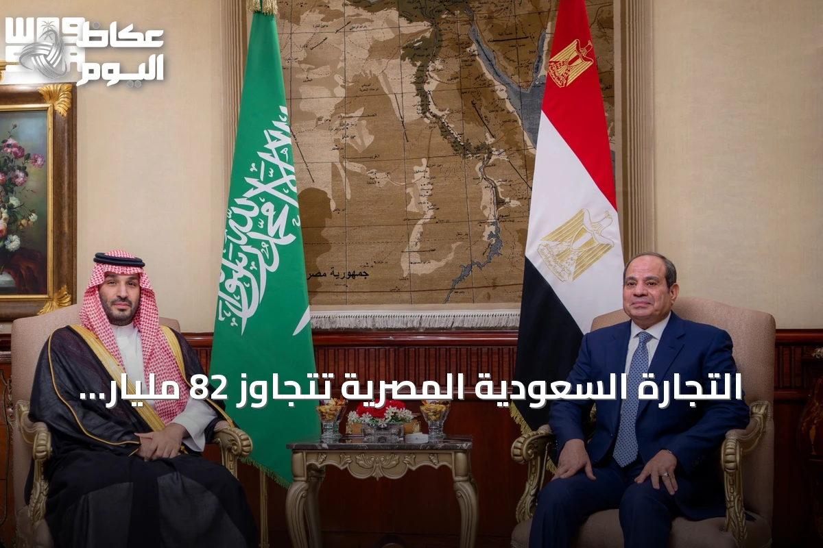التجارة السعودية المصرية تتجاوز 82 مليار دولار خلال خمس سنوات