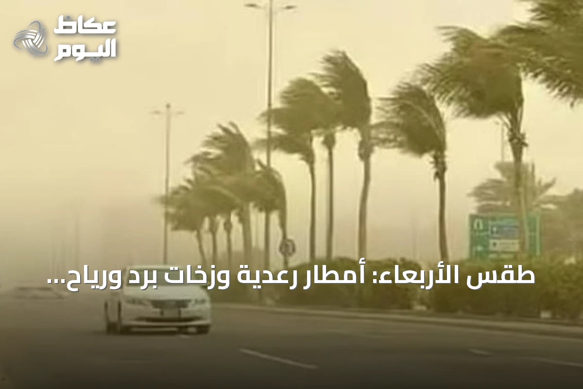 طقس الأربعاء: أمطار رعدية وزخات برد ورياح نشطة على عدة مناطق سعودية