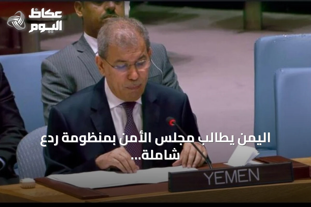 اليمن يطالب مجلس الأمن بمنظومة ردع شاملة لمواجهة تهديدات الحوثيين في باب المندب