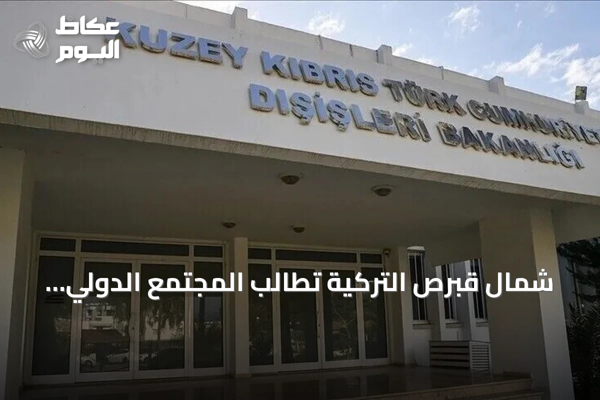 شمال قبرص التركية تطالب المجتمع الدولي بالاعتراف بمساواة سيادتها ووضعها الدولي المتساوي