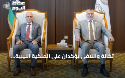 تكالة واللافي يؤكدان على الملكية الليبية للمسار السياسي ويدعوان إلى الاحتكام إلى الدستور