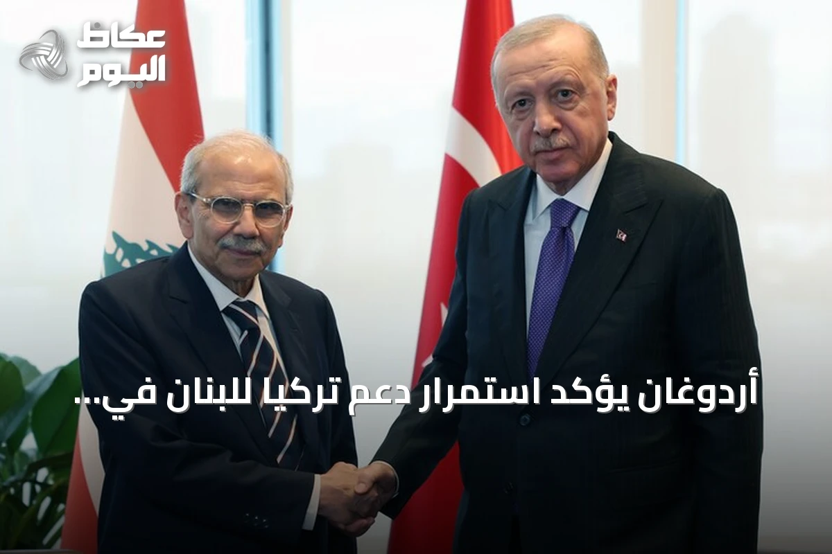 أردوغان يؤكد استمرار دعم تركيا للبنان في ظل التحديات الراهنة
