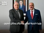 وزيرا خارجية تونس والجزائر يبحثان تسريع التعاون في الطاقة والنقل والتجارة