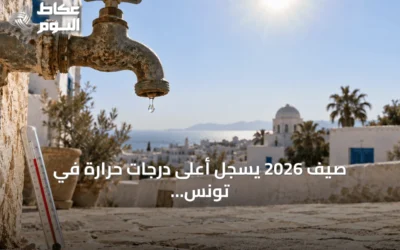 صيف 2026 يسجّل أعلى درجات حرارة في تونس منذ سبعة عقود وتسبب في انقطاعات كهرباء ومياه