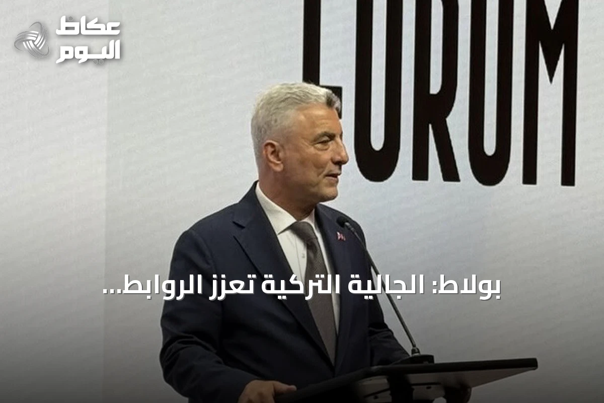 بولاط: الجالية التركية تعزز الروابط الاقتصادية والتجارية لتركيا