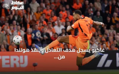 غاكبو يسجل هدف التعادل وينقذ هولندا من الخسارة أمام ألمانيا في دوري أمم أوروبا