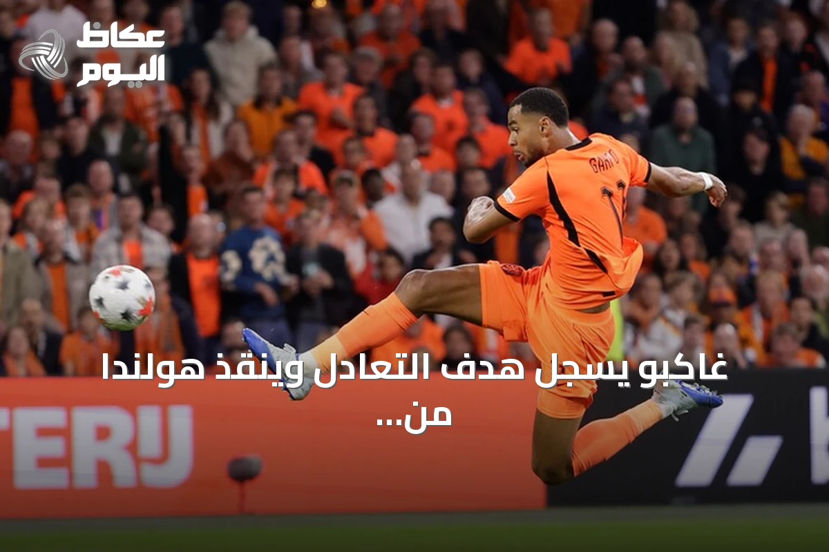 غاكبو يسجل هدف التعادل وينقذ هولندا من الخسارة أمام ألمانيا في دوري أمم أوروبا