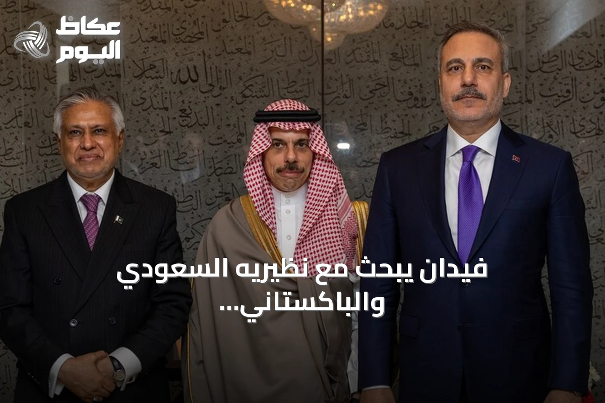 فيدان يبحث مع نظيريه السعودي والباكستاني مسار تعزيز الطابع المؤسسي لحلف مكة في نيويورك