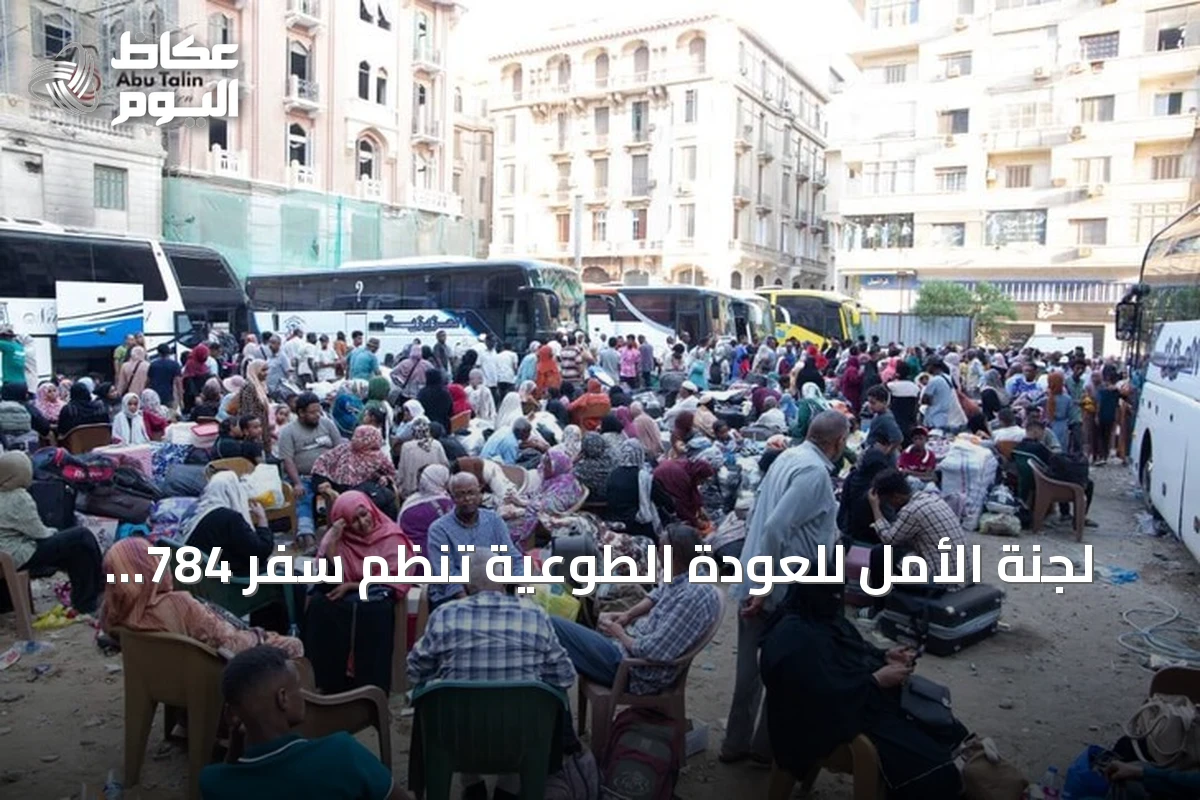 لجنة الأمل للعودة الطوعية تنظم سفر 784 سودانيا من القاهرة إلى السودان
