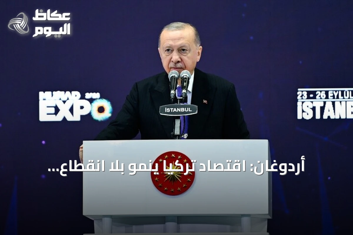 أردوغان: اقتصاد تركيا ينمو بلا انقطاع لـ24 ربعًا متتاليًا