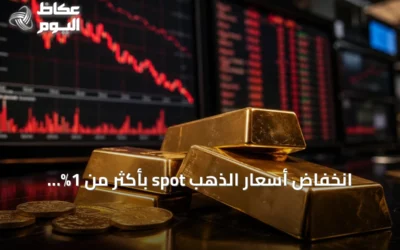 انخفاض أسعار الذهب spot بأكثر من 1% وتقربه من مستوى 4200 دولار