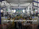 أرباح المصانع الصينية تسجل أبطأ نمو منذ بداية 2026