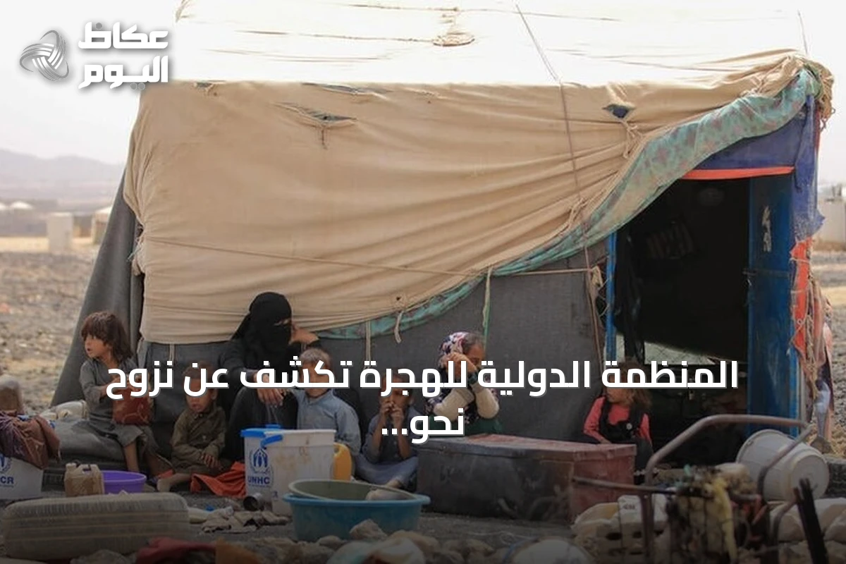 المنظمة الدولية للهجرة تكشف عن نزوح نحو 16 ألف شخص في اليمن خلال أسبوع