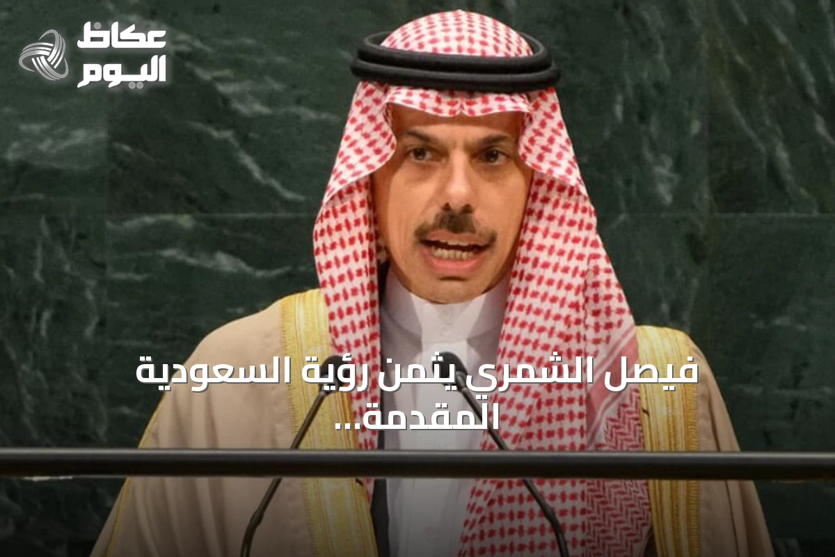 فيصل الشمري يثمن رؤية السعودية المقدمة للأمم المتحدة لأمن المنطقة