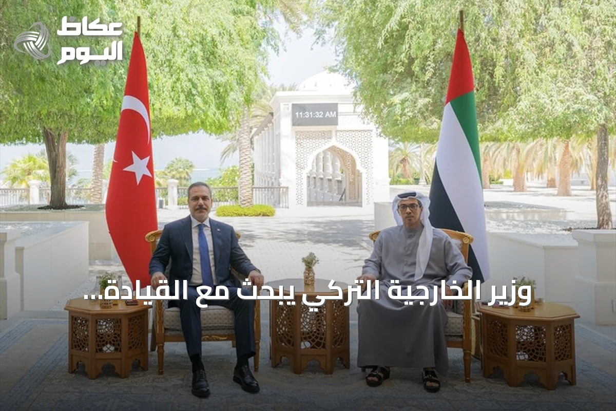 وزير الخارجية التركي يبحث مع القيادة الإماراتية تعزيز العلاقات الثنائية وقضايا المنطقة