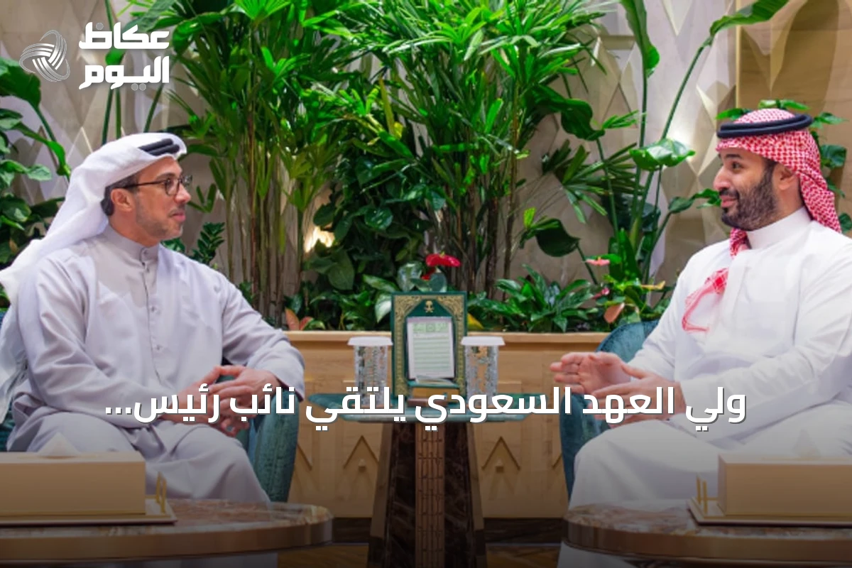 ولي العهد السعودي يلتقي نائب رئيس الإمارات في الرياض