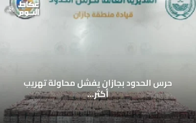 حرس الحدود بجازان يُفشل محاولة تهريب أكثر من 151 ألف قرص خاضع للرقابة الطبية