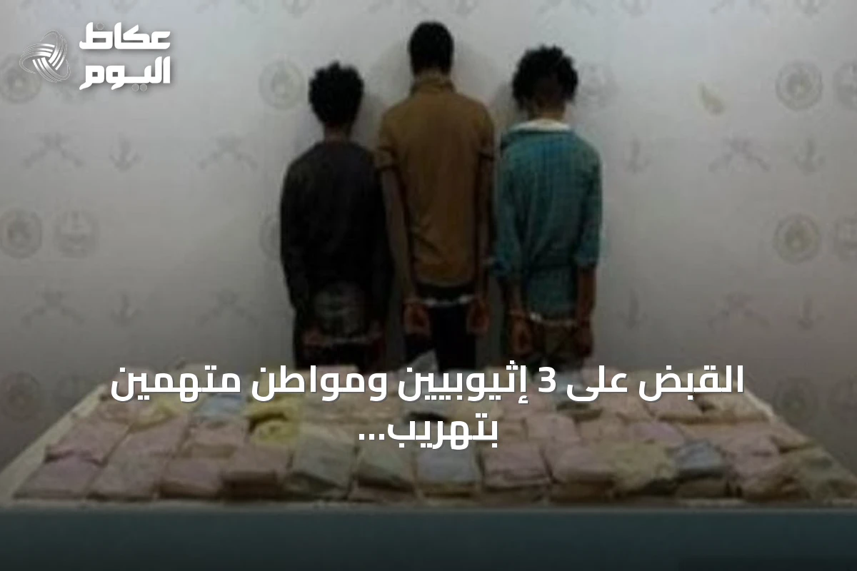 القبض على 3 إثيوبيين ومواطن متهمين بتهريب الحشيش والقات في عسير وجازان