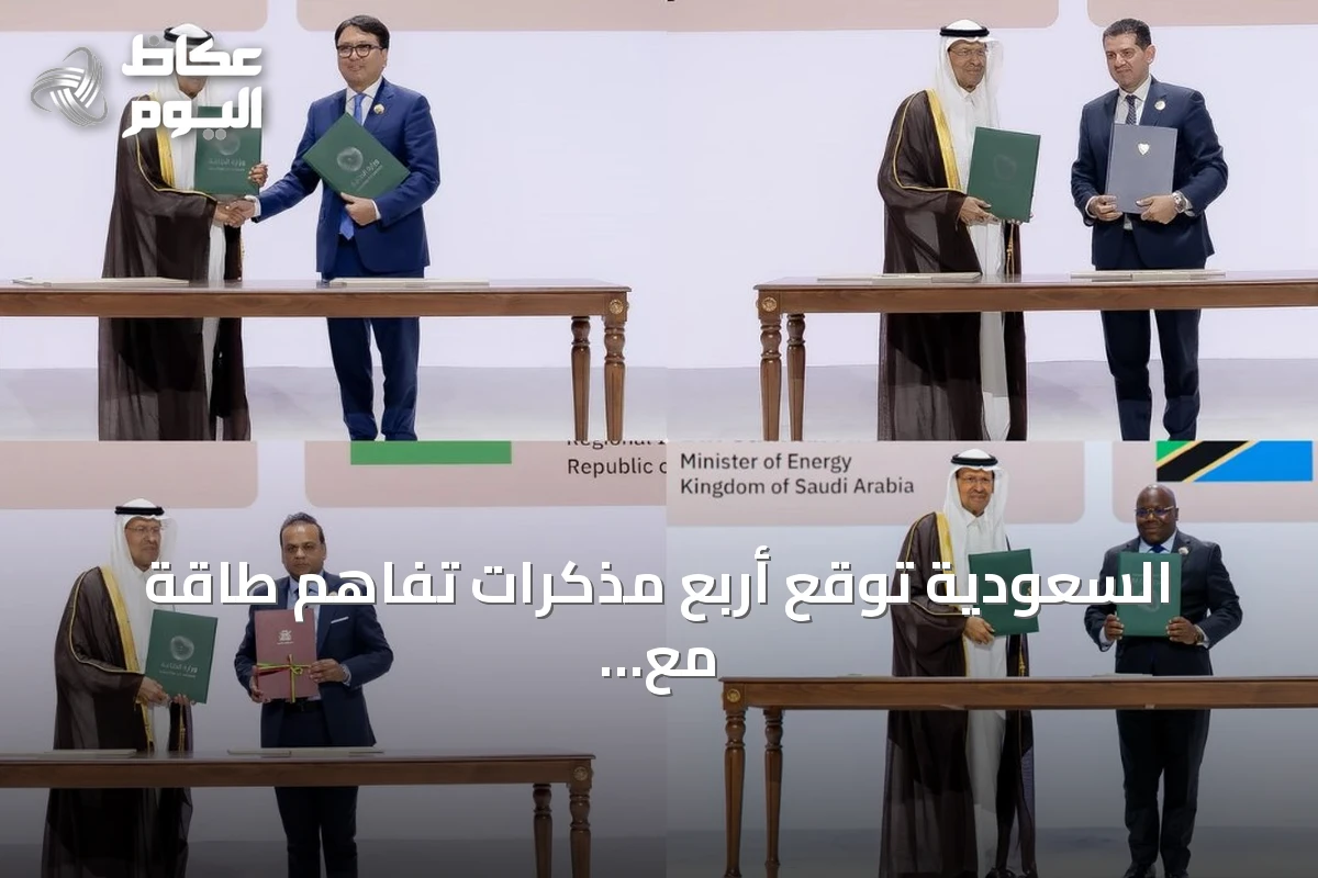 السعودية توقع أربع مذكرات تفاهم طاقة مع منغوليا وتنزانيا وقبرص وموريشيوس