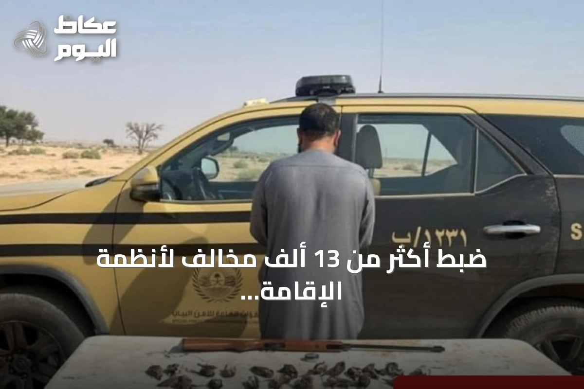 ضبط أكثر من 13 ألف مخالف لأنظمة الإقامة والعمل وأمن الحدود خلال أسبوع بالمملكة