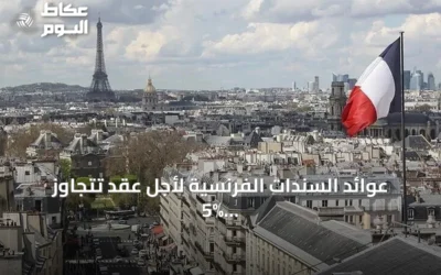 عوائد السندات الفرنسية لأجل عقد تتجاوز 5% في ظل احتجاجات اجتماعية