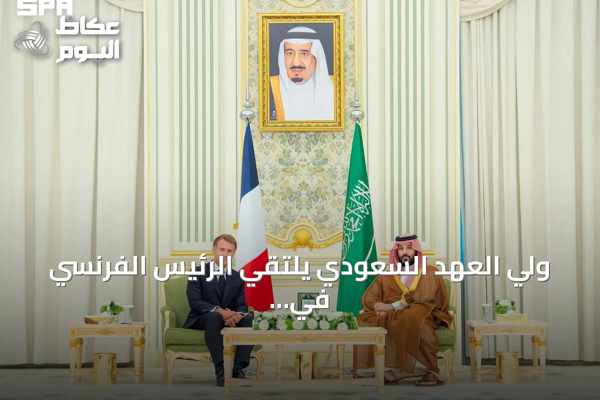 ولي العهد السعودي يلتقي الرئيس الفرنسي في الرياض لبحث تعزيز التعاون المشترك