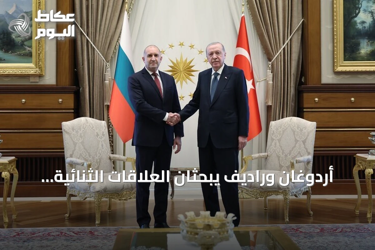 أردوغان وراديف يبحثان العلاقات الثنائية وتطورات أمن البحر الأسود