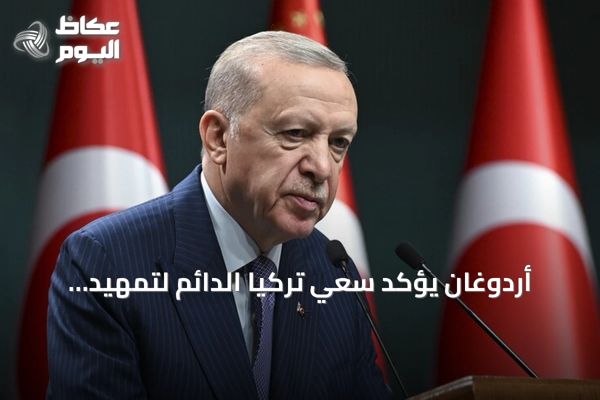 أردوغان يؤكّد سعي تركيا الدائم لتمهيد الطريق نحو السلام عبر الدبلوماسية والوساطة