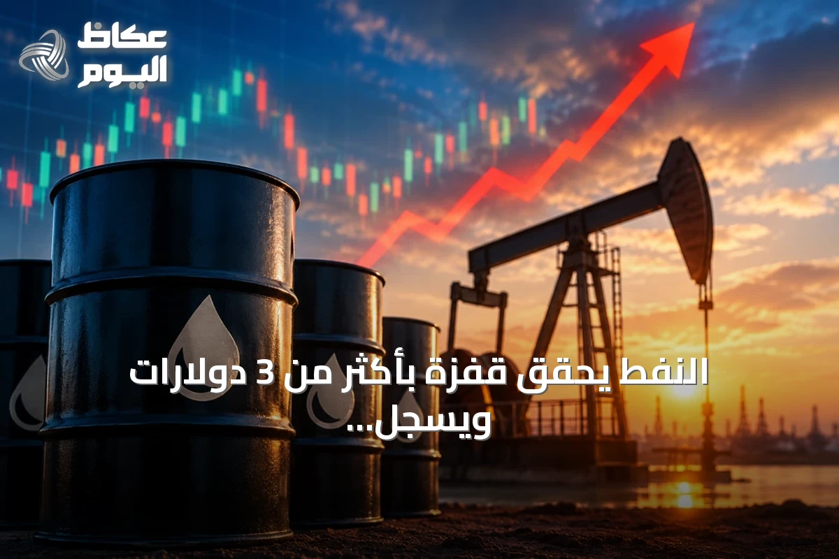 النفط يحقق قفزة بأكثر من 3 دولارات ويسجل أعلى سعر في نصف عام