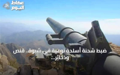 ضبط شحنة أسلحة نوعية في شبوة.. قنص وذخائر ومسيّرات قادمة من رضوم